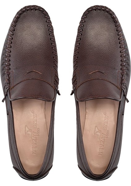 Kahverengi Günlük Loafer Erkek Ayakkabı -12299- modelleri