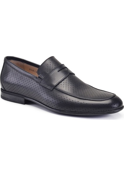 Siyah Günlük Loafer Erkek Ayakkabı -12181- fiyatları