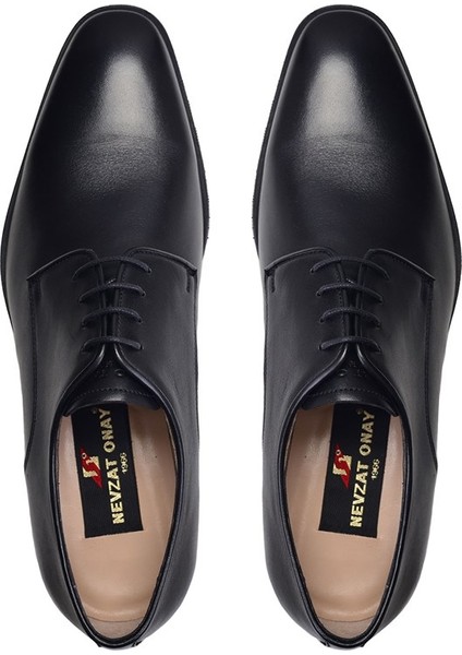 Deri Siyah Günlük Bağcıklı Erkek Ayakkabı -11923- modelleri