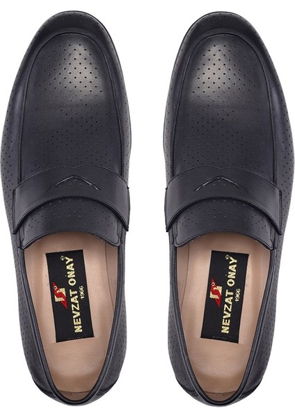Siyah Günlük Loafer Erkek Ayakkabı -12181- modelleri