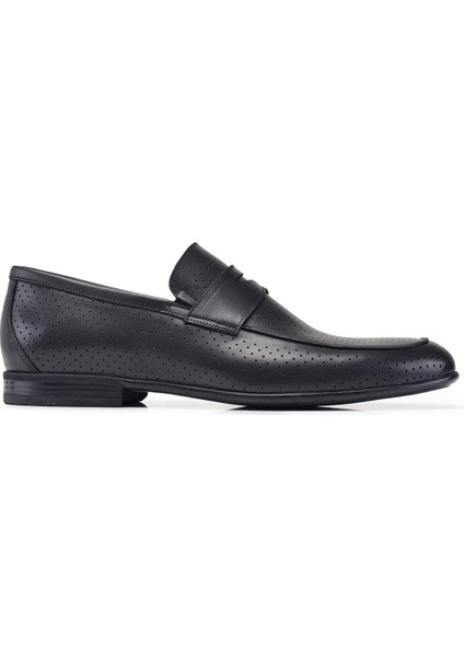 Siyah Günlük Loafer Erkek Ayakkabı -12181-