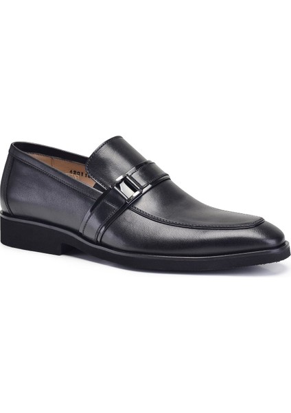 Deri Siyah Günlük Loafer Erkek Ayakkabı -11332- fiyatları