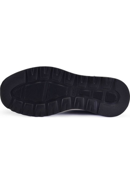 Siyah Baskı Sneaker Ayakkabı -11618-