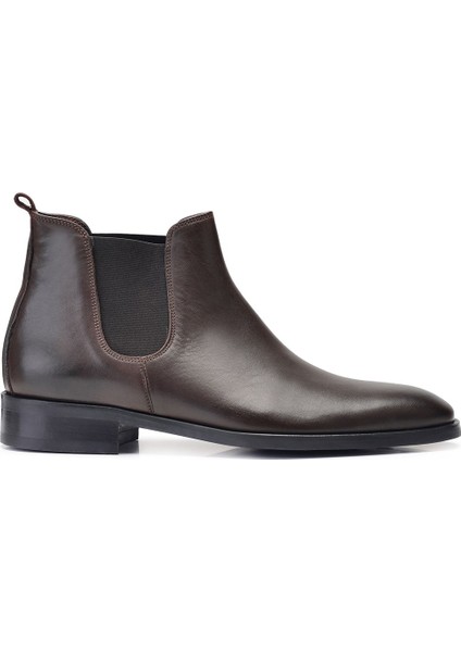 Deri Kahverengi Klasik Chelsea Erkek BOT-10693-