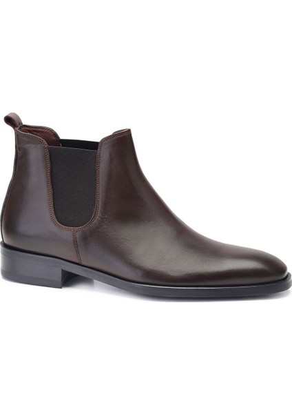 Deri Kahverengi Klasik Chelsea Erkek BOT-10693- fiyatları