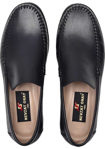 Siyah Günlük Loafer Erkek Ayakkabı- 11512-