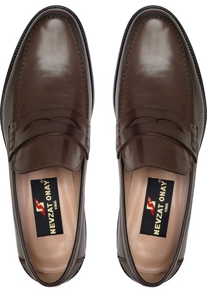 Kahverengi Günlük Loafer Ayakkabı -8634- modelleri