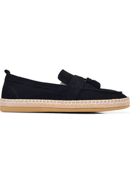 Siyah Günlük Loafer Erkek Ayakkabı -12644-