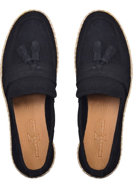 Siyah Günlük Loafer Erkek Ayakkabı -12644-