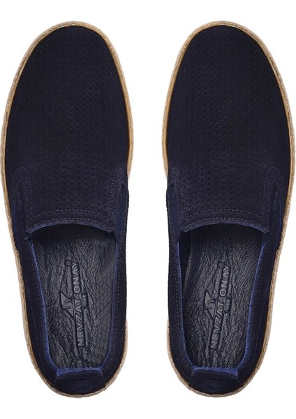 Lacivert Günlük Loafer Erkek Ayakkabı -12185-