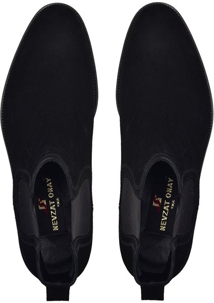 Siyah Klasik Chelsea Erkek Bot -12032- modelleri