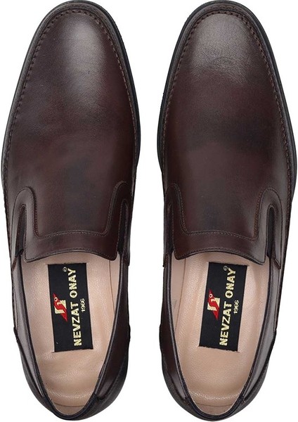 Deri Kahverengi Günlük Loafer Erkek Ayakkabı -11745- modelleri