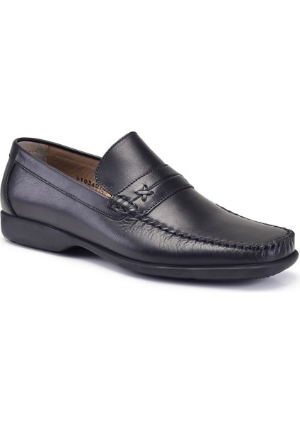 Siyah Günlük Loafer Erkek AYAKKABI -7855-
