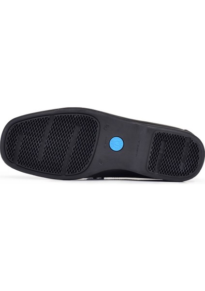 Siyah Günlük Loafer Erkek AYAKKABI -7855-