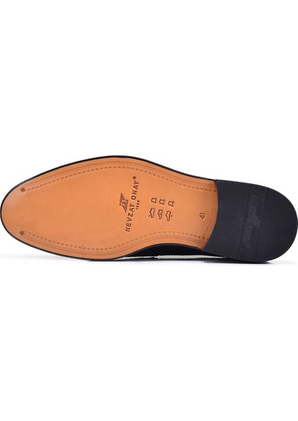 Siyah Klasik Bağcıklı Kösele Erkek Ayakkabı -12476- fırsatları