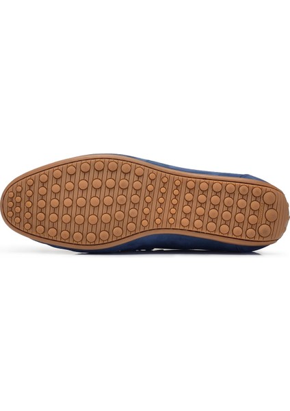 Mavi Günlük Loafer Erkek Ayakkabı -12151-