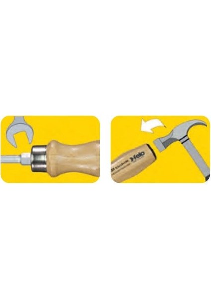 Ağaç Saplı Somunlu Düz Tornavida 10x175mm (335 Serisi) fiyatları