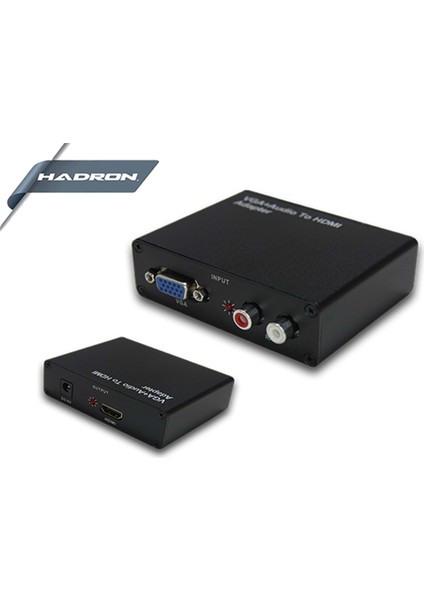 HD210 Çevirici Vga+Audıo To HDMI