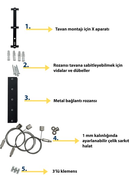 Fleksi Lineer Sarkıt LED Armatür 57CM, 14W