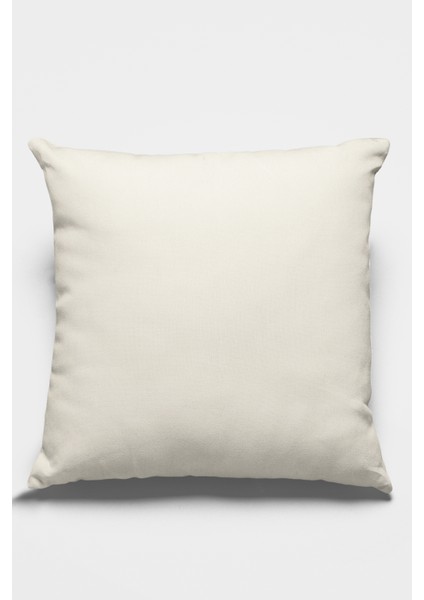 2'li 43 x 43 cm Ekru Tay Tüyü Döşemelik Premium Kumaş Dekoratif Çift Taraflı Kırlent Kılıfı KRL003 fiyatları