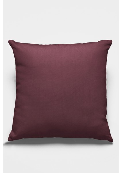 2'li 43 x 43 cm Bordo Döşemelik Tay Tüyü Premium Kumaş Dekoratif Çift Taraflı Kırlent Kılıfı KRL007 fiyatları