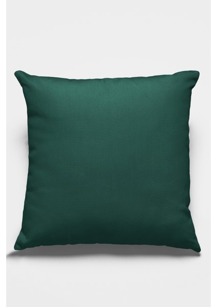 2'li 43 x 43 cm Zümrüt Döşemelik Tay Tüyü Premium Kumaş Dekoratif Çift Taraflı Kırlent Kılıfı KRL018 fiyatları