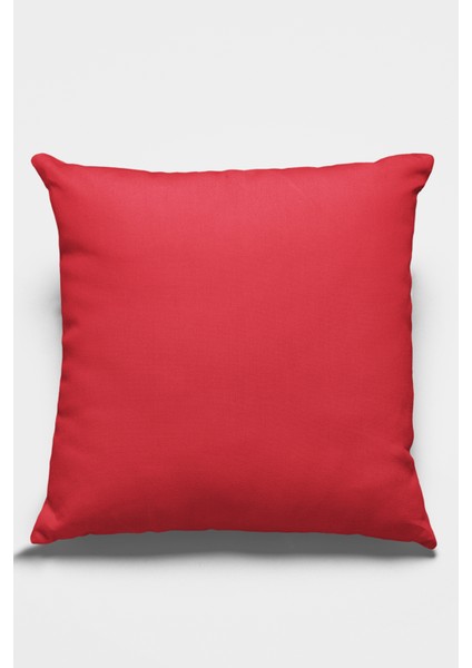 2'li 43 x 43 cm Kırmızı Kırlent Kılıfı Tay Tüyü Döşemelik Premium Kumaş Dekoratif Çift Taraflı KRL023 fiyatları
