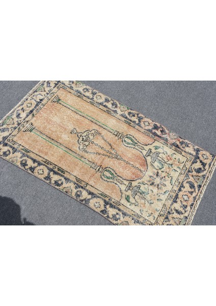 Eskitme Halı, Türk Halısı, Halı, 70X124 cm Bej Halı, Bohemsı Küçük Halı, Giriş Halı, 11377 fırsatları