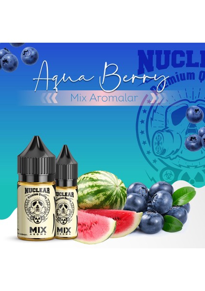 Mix Aroma Aqua Berry Blast Çilek Karpuz Buz Gıda Aroması 10 ml modelleri