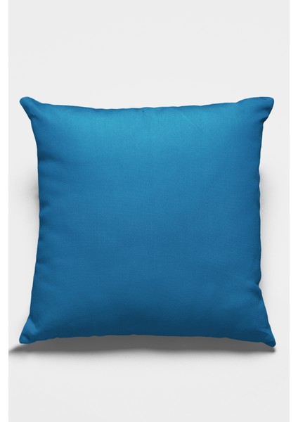 4'lü 43 x 43 cm Mavi Çift Taraflı Tay Tüyü Döşemelik Premium Kumaş Dekoratif Kırlent Kılıfı KRL021 modelleri