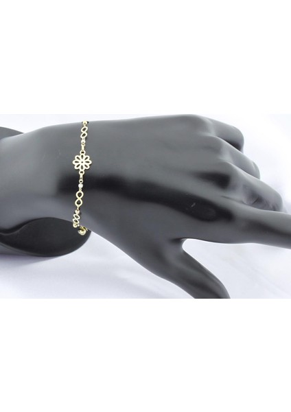 14 Ayar Altın Çiçek Bileklik fiyatları