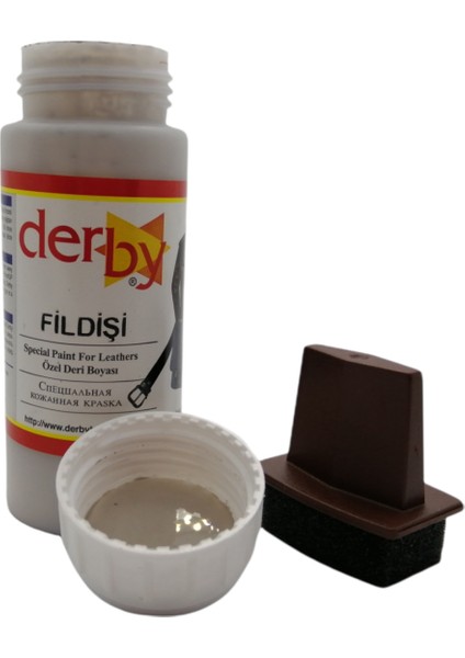 Mont Direksiyon Koltuk Deri Boyası 100ML ve Saplı Sünger 1 Adet