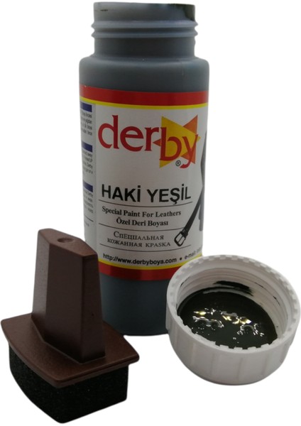 Mont Direksiyon Koltuk Deri Boyası 100ML ve Saplı Sünger 1 Adet