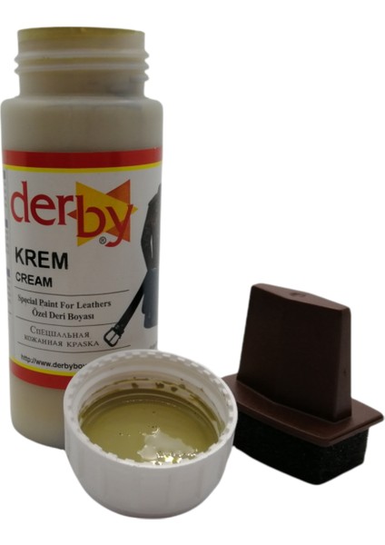 Mont Direksiyon Koltuk Deri Boyası 100ML ve Saplı Sünger 1 Adet