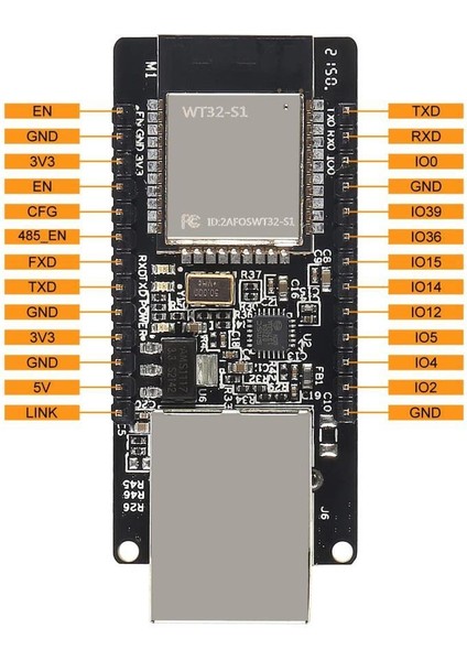 WT32-ETH01 ESP32 Tabanlı Serial To Ethernet Modül fırsatları