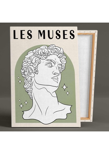 Les Muses Kirişli Davud Heykeli Minimal Kanvas Tablo fiyatları