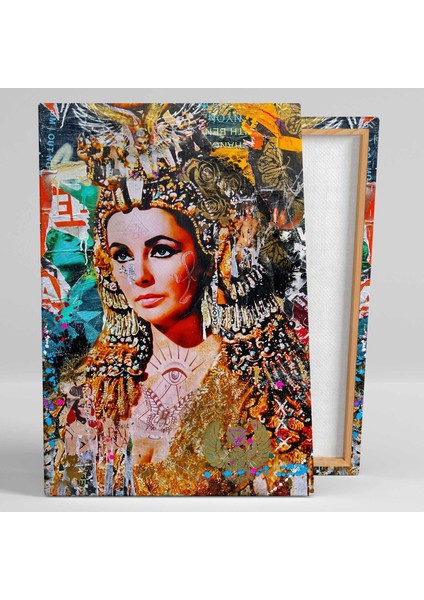 Kleopatra Kolaj Grafiti Kanvas Tablo fiyatları