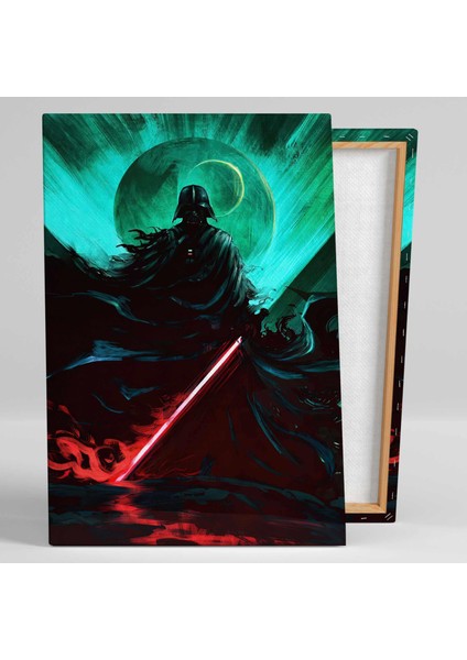 Darth Wader Karanlık Lord Işın Kılıcı Star Wars Kanvas Tablo
