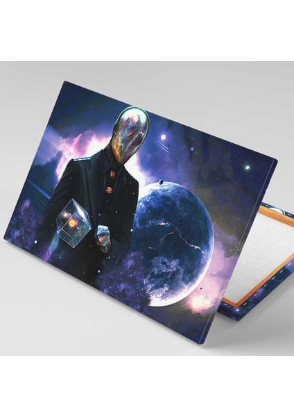 Galaksi Içinde Uzaylı Mistik Adam Kanvas Tablo fiyatları
