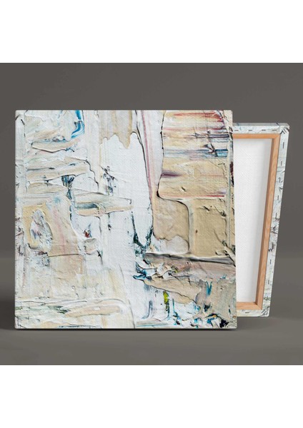 Tuval Üzerinde Boya Izleri Abstract Sanat Kanvas Tablo