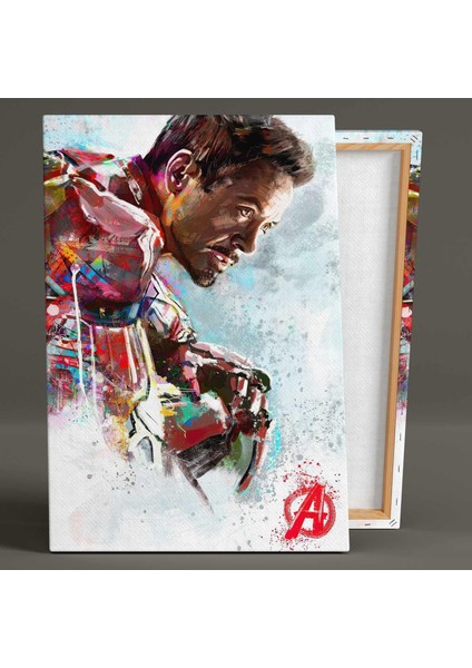 Iron Man Tony Stark Avenger Kanvas Tablo