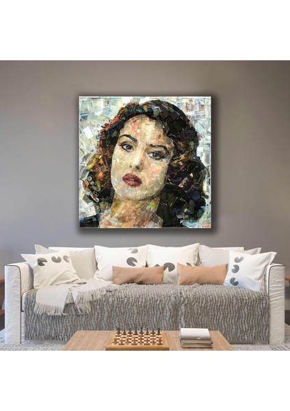 Monica Belluci Film Yıldızı Artist Oyuncu Kanvas Tablo