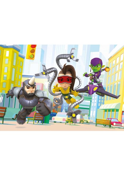 2 x 20 Supercolor Puzzle: Marvel Spidey Amazing Friends