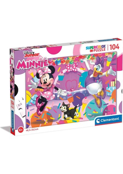 104 Parça Supercolor Puzzle: Minnie