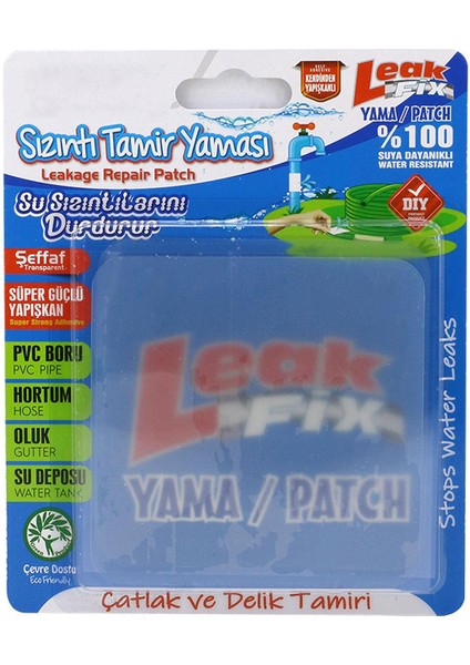 Leak Fix Sızdırmaz Sprey Izolasyon Sızıntı Tamir Yaması 2' Li Set