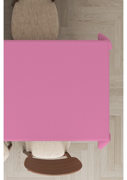 Pembe Sade Masa Örtüsü Tay Tüyü Kadife Leke Tutmaz Yıkanabilir Dokuma Kumaş Düz Tek Renk MSO014 fiyatları