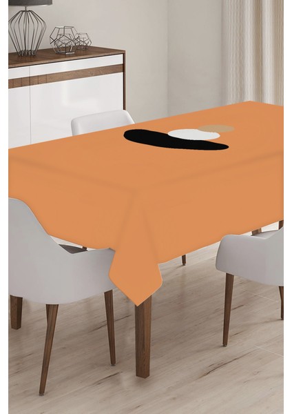 Leke Tutmayan Dokuma Elit Yıkanır Leke Tutmayan Kumaş Soyut Desen Masa Örtüsü MSO041