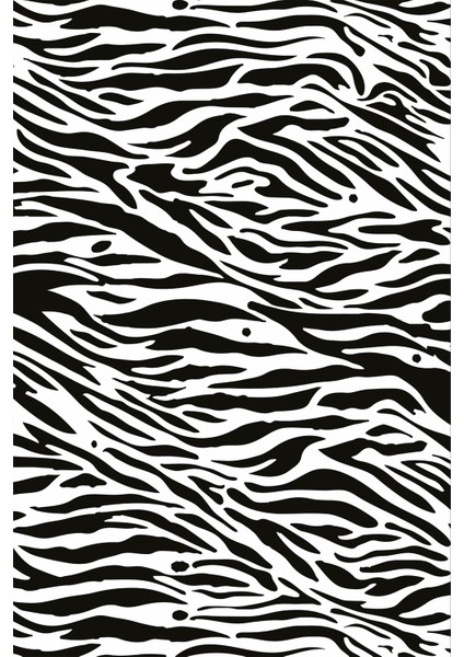 Leke Tutmayan Dokuma Elit Yıkanır Leke Tutmayan Kumaş Zebra Desenli Masa Örtüsü MSO100