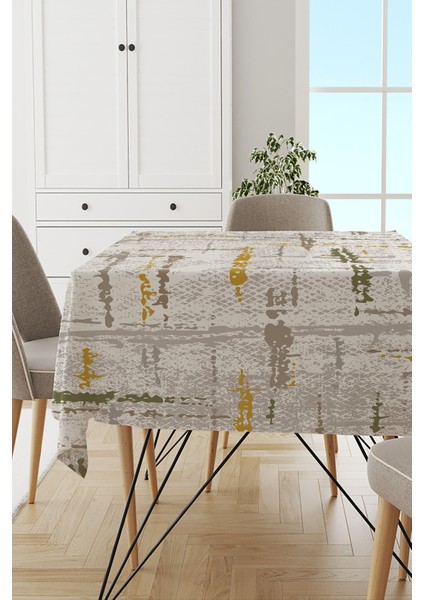 Leke Tutmayan Dokuma Elit Yıkanır Leke Tutmayan Kumaş Vintage Masa Örtüsü MSO407