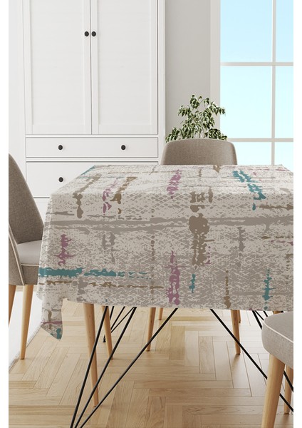 Leke Tutmayan Dokuma Elit Yıkanır Leke Tutmayan Kumaş Vintage Masa Örtüsü MSO413